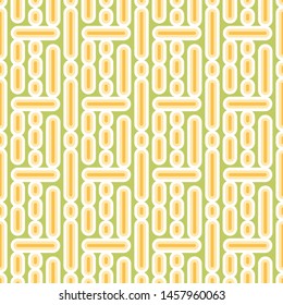 Vector seamless pattern with lines and dots. Simple retro abstract geometric ornament for textile, prints, wallpaper, wrapping paper, web etc.
