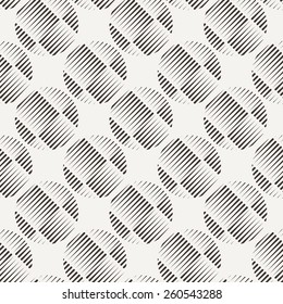 Vector seamless pattern of lines in the style of engraving