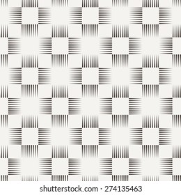 Vector seamless pattern of lines in the style of engraving