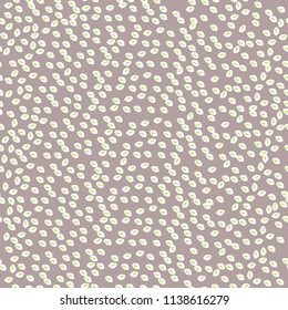 Vector seamless pattern with little leaves. Can be used as a print for clothing, wrapping paper, background for banner or printed products. EPS10.
