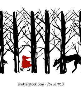Little Red Riding Hood Wolf Images Stock Photos Vectors Shutterstock
