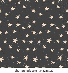 Vector seamless pattern of little stars from Christmas and New Year collection 2016. The perfect match with other patters and illustrations from this collection.