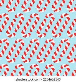 Vector seamless pattern with lollipops