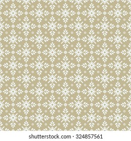 Vector seamless pattern. Luxury elegant texture of baroque style. Pattern can be used as a background, wallpaper, wrapper, page fill, element of ornate decoration