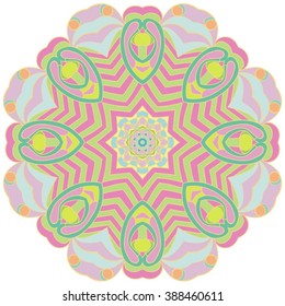 vector seamless pattern. vector mandala. Set of ornamental patterns for background and texture.