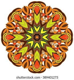 vector seamless pattern. vector mandala. Set of ornamental patterns for background and texture.