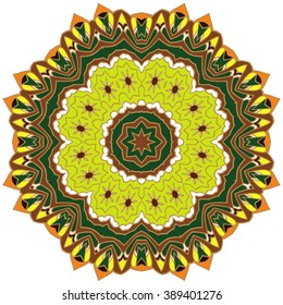 vector seamless pattern. vector mandala. Set of ornamental patterns for background and texture.
