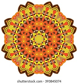  vector seamless pattern. vector mandala. Set of ornamental patterns for background and texture.Vector illustration isolated on white.