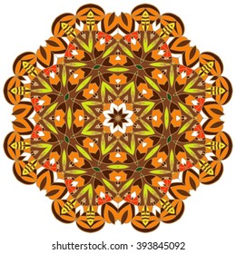  vector seamless pattern. vector mandala. Set of ornamental patterns for background and texture.Vector illustration isolated on white.