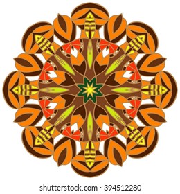  vector seamless pattern. vector mandala. Set of ornamental patterns for background and texture.Vector illustration isolated on white.Vector illustration isolated on white.