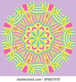 vector seamless pattern. vector mandala. Set of ornamental patterns for background and texture.