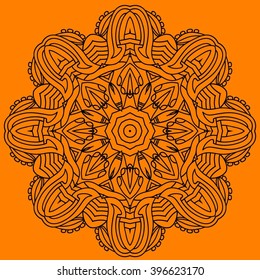 vector seamless pattern. vector mandala. Set of ornamental patterns for background and texture.