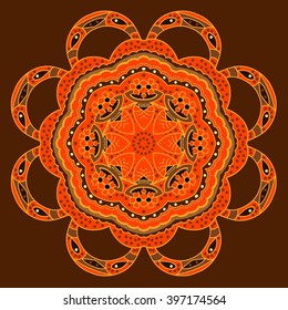 vector seamless pattern. vector mandala. Set of ornamental patterns for background and texture.