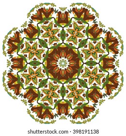 vector seamless pattern. vector mandala. Set of ornamental patterns for background and texture.