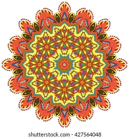vector seamless pattern. vector mandala. Set of ornamental patterns for background and texture.Vector illustration isolated on white.