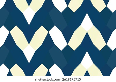 Vector seamless pattern of many geometric shapes for postcards, textiles, websites.