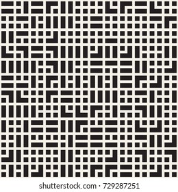 Vector seamless pattern. Mesh repeating texture. Linear grid with chaotic shapes. Stylish geometric lattice design