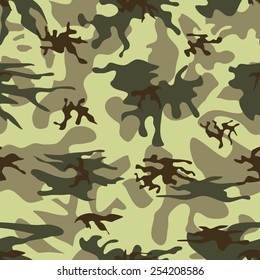 Patrón velero de camuflaje militar. Textura del uniforme militar repetitivo. Fondo del vector abstracto EPS10.