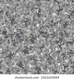 Vector seamless pattern military camouflage grunge