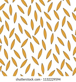 Vector seamless pattern with mini yellow paddies.