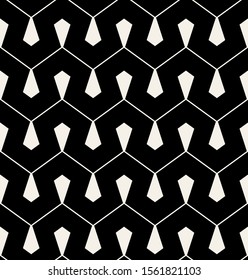 Vector seamless pattern. Modern bold zigzag texture. Repeating geometric background with pentagonal zigzag.