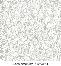 Vector seamless pattern. Modern floral leaf texture.