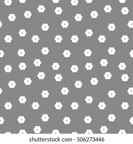 Vector seamless pattern. Modern floral texture. Endless abstract background.