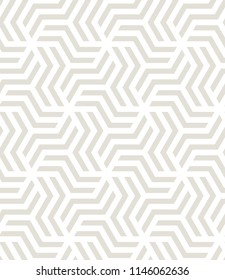 Vector seamless pattern. Modern geometric texture. Repeating abstract background. Polygonal grid with bold hexagonal elements.