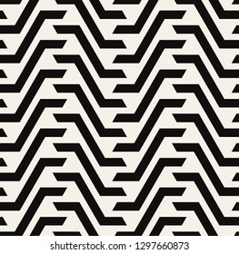 Vector seamless pattern. Modern geometric texture. Repeating abstract background. Polygonal linear grid from striped elements. Can be used as swatch for illustrator.