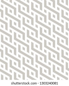 Vector seamless pattern. Modern geometric texture. Repeating abstract background. Polygonal bold grid form rhombus elements. Can be used as swatch for illustrator.