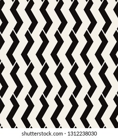 Vector seamless pattern. Modern geometric texture. Repeating abstract background. Polygonal linear grid from striped elements. Can be used as swatch for illustrator.