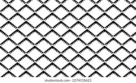 Vector seamless pattern. Modern geometric abstract texture. Repeating tiles from striped elements