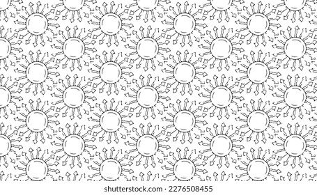 Vector seamless pattern. Modern geometric abstract texture. Repeating tiles from striped elements