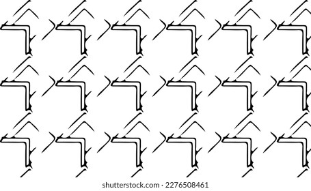 Vector seamless pattern. Modern geometric abstract texture. Repeating tiles from striped elements