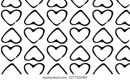 Vector seamless pattern. Modern geometric abstract texture. Repeating tiles from striped elements