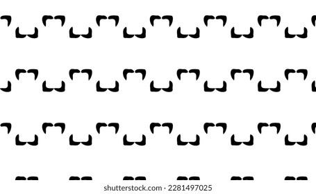 Vector seamless pattern. Modern geometric abstract texture. Repeating tiles from striped elements
