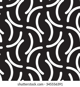 Vector seamless pattern. Modern geometric texture. Repeating abstract background in memphis style