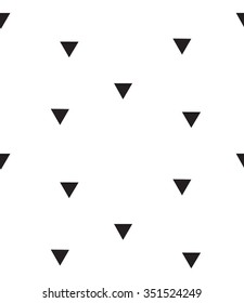 Vector seamless pattern. Modern geometric texture. Repeating abstract background. Triangle linear grid from striped elements