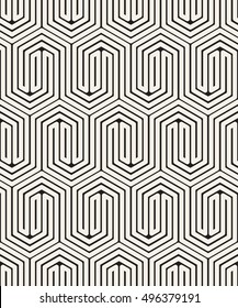 Vector seamless pattern. Modern geometric texture. Repeating abstract background. Polygonal linear grid.