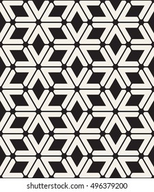 Vector seamless pattern. Modern geometric texture. Repeating abstract background. Polygonal linear grid.