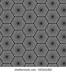 Vector seamless pattern. Modern geometric texture. Repeating abstract background. Polygonal linear grid with striped elements.