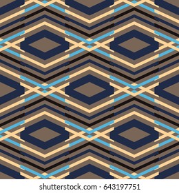 Vector seamless pattern. Modern geometric pattern for textiles