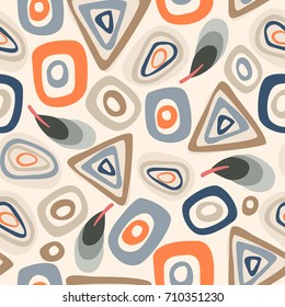 Vector seamless pattern. Modern geometrical abstract background.