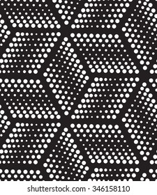 Vector seamless pattern. Modern liner background. Repeating texture with dots, flowers