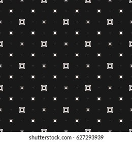 Vector seamless pattern. Modern minimalist texture, small squares, tiny linear geometric shapes. Abstract repeat background, dark colors. Simple design element for prints, decor, fabric, cloth, web