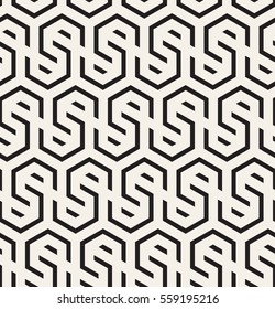 Vector seamless pattern. Modern monochrome texture. Repeating abstract background. Trendy design with geometric shapes. Stylish graphic print.
