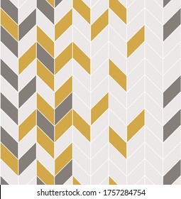 Vector seamless pattern with modern rectangular herringbone tiles. Geometric diagonal texture. Vector illustration