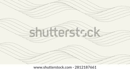 Vector seamless pattern. Modern spotted texture. Repeating abstract dotted background. Graphic wavy stripes. Minimal simplistic swatch.