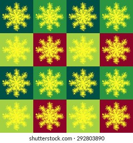Vector seamless pattern and modern style mandala 
