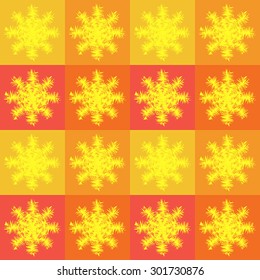 Vector seamless pattern and modern style mandala. Print